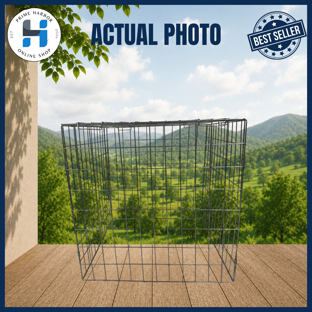 Heavy-Duty Square Pen 2x2x2 / Galvanized / Chicken Cage / Gamefowl / Kulungan ng manok
