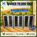 Wooden Folding Cage Triple Aluminum Screen / Heavy Duty / Derby box / Kulungan ng Manok