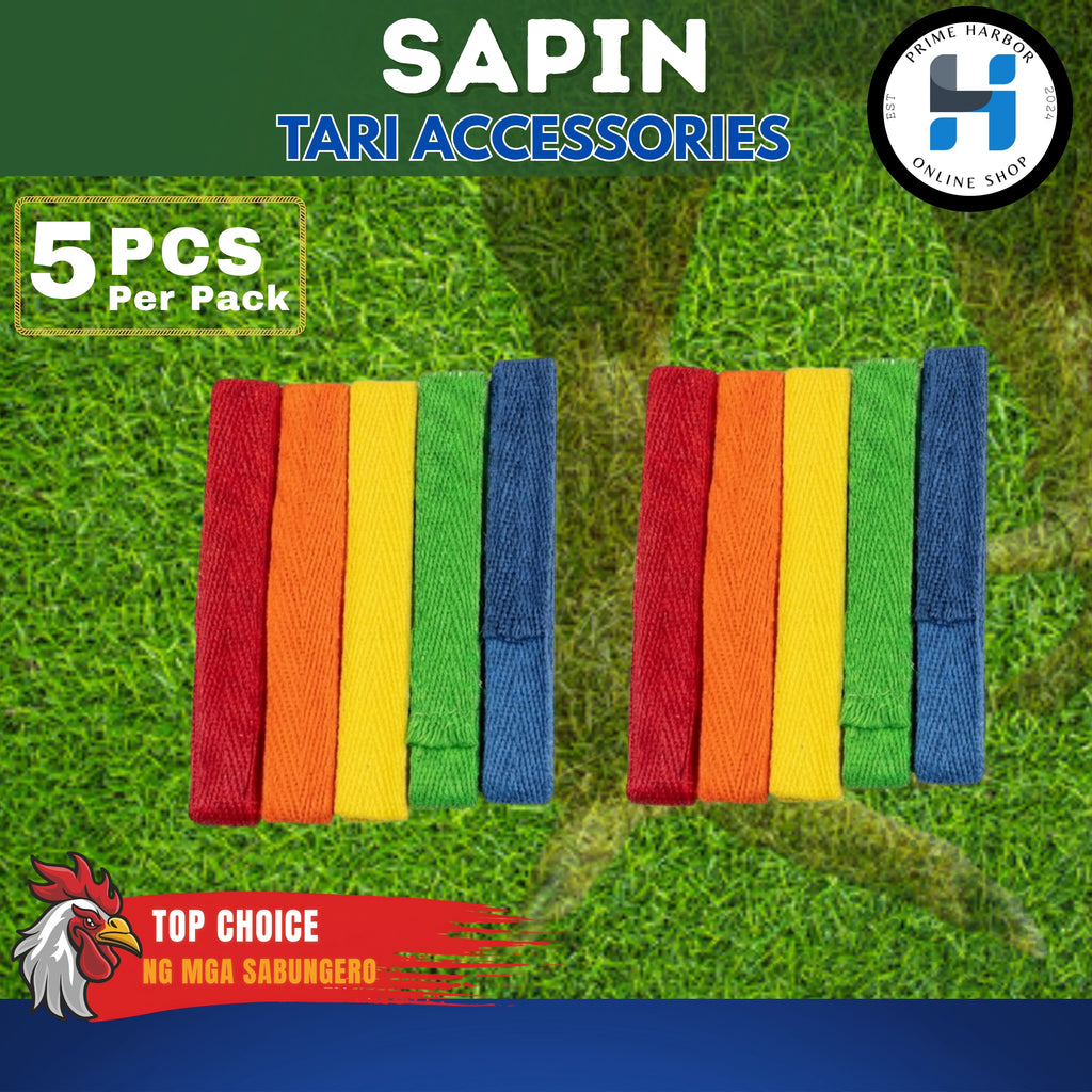 Share:  0 Sapin/ Tari Accessories/Gamefowl/Panabong/5pcs