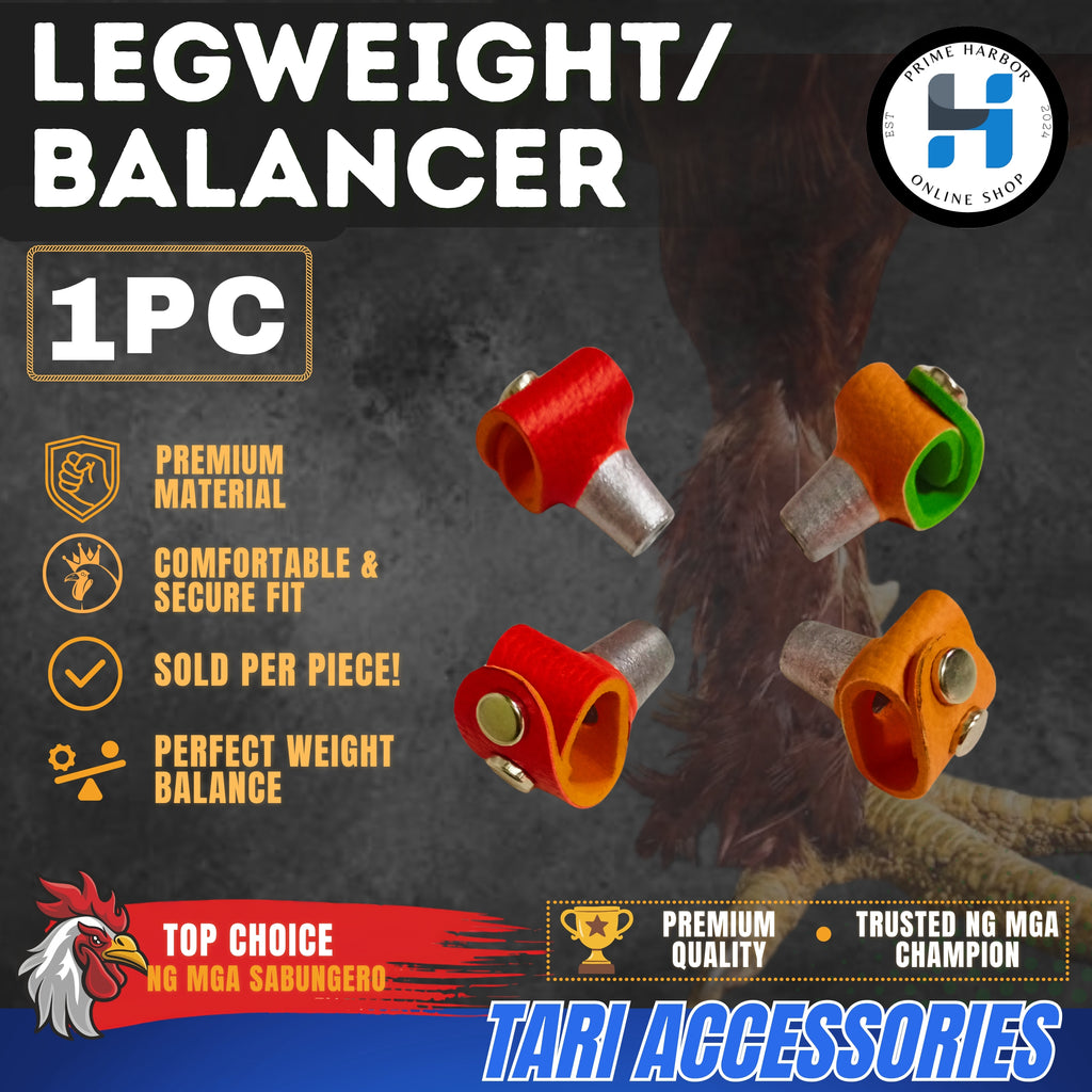 Premium Rooster Leg Weight Balancer for Training and Gamefowl - 1 Piece