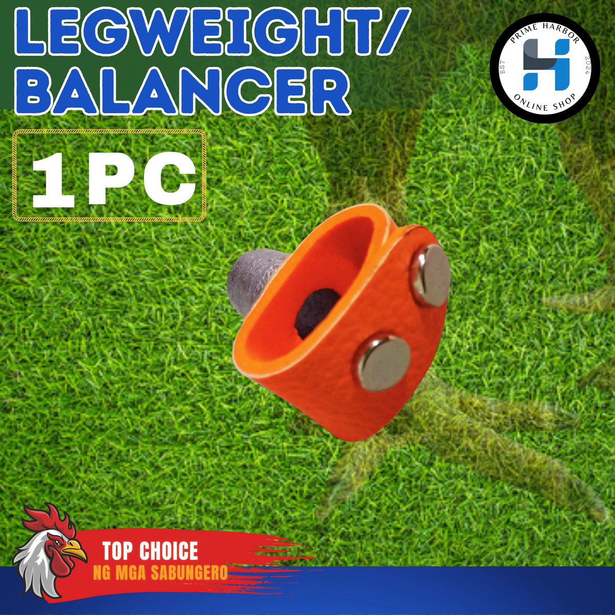 Premium Rooster Leg Weight Balancer for Training and Gamefowl - 1 Piece