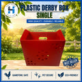 Derby box single / Random color / Collapsible / Cock box / Game fowl / carrier/ kulungan ng manok