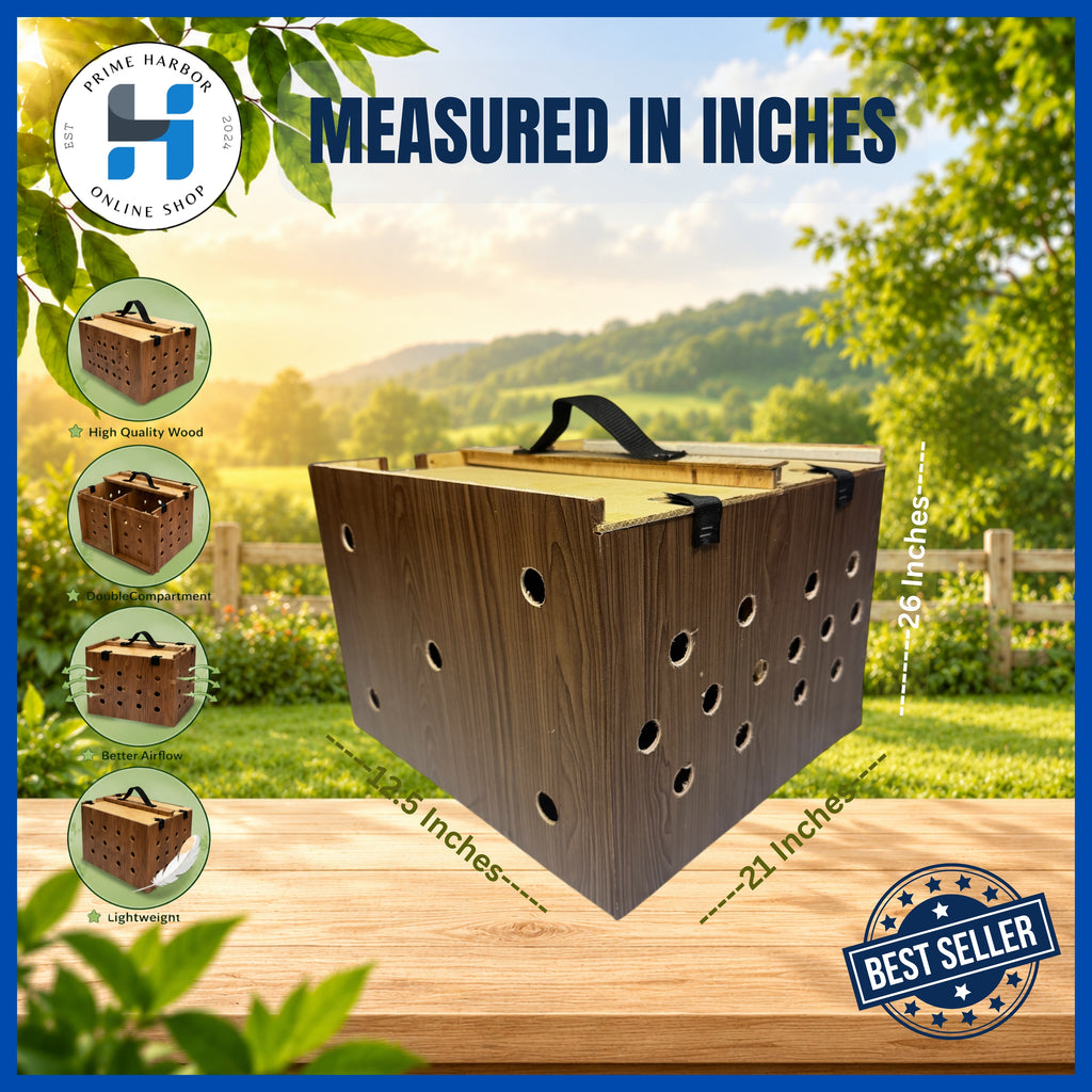 Wooden Derby Box Double / Rooster box / Random color / Pen / Kulungan ng Manok / Heavy duty / Pigeon