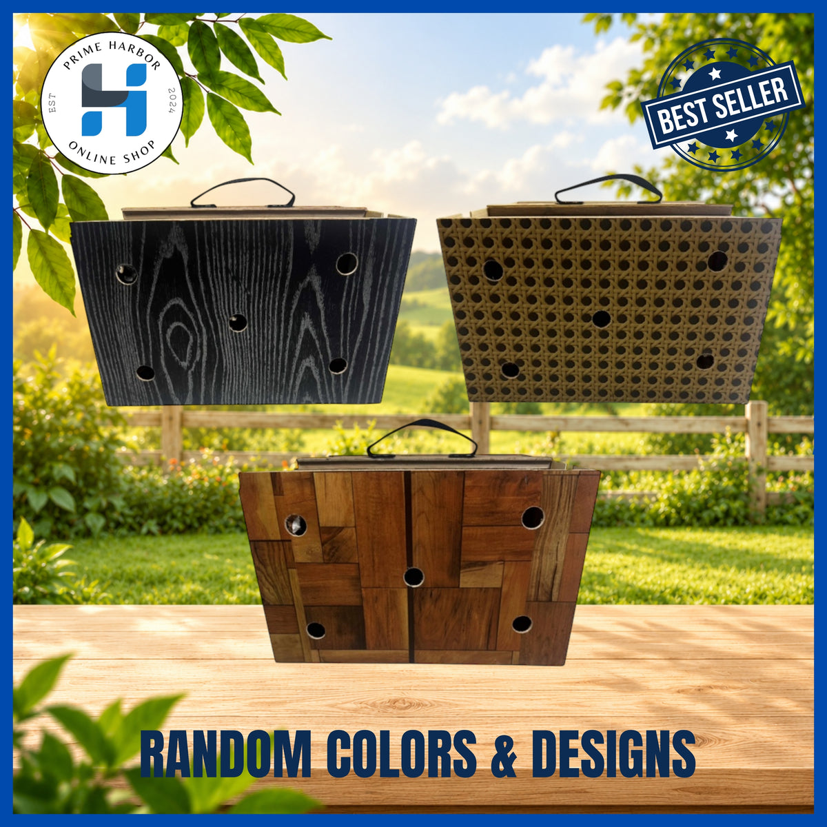 Wooden Derby Box Double / Rooster box / Random color / Pen / Kulungan ng Manok / Heavy duty / Pigeon