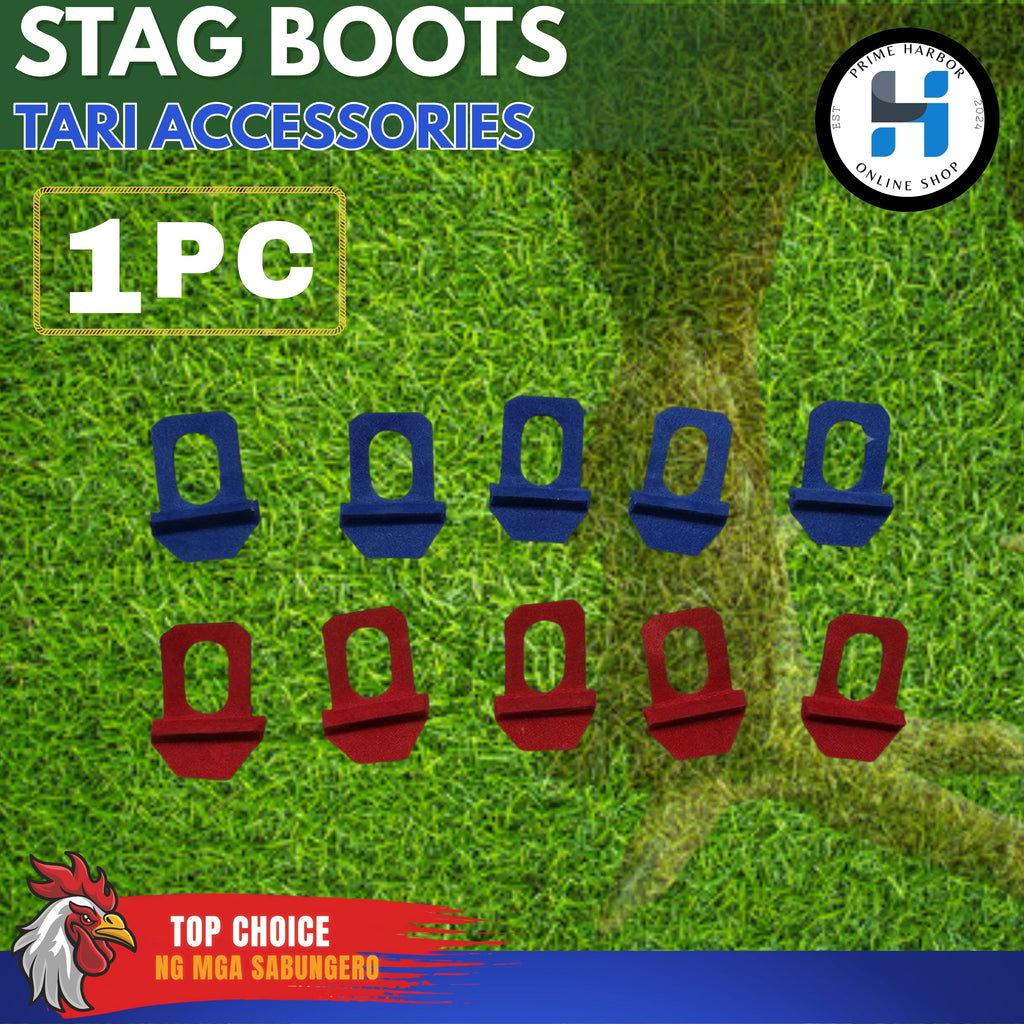 Stag Boots Per Piece or 3 Pcs/ Tari Accessories/Gamefowl/Panabong