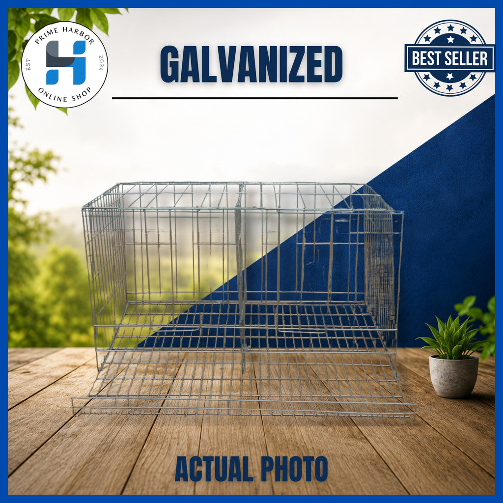Battery Cage 2 doors / Galvanized / RTL / Kulungan ng manok