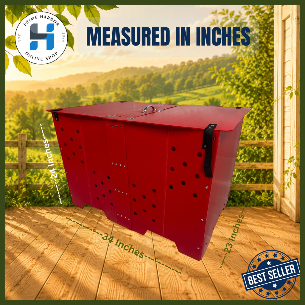 Plastic Folding Cage Double / Lightweight / Polypropylene Plastic / Kulungan ng manok