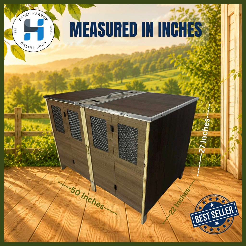 Brooder folding cage wooden / Breeding pen / Laminated wood/Durable/ Kulungan ng sisiw /Chicken cage
