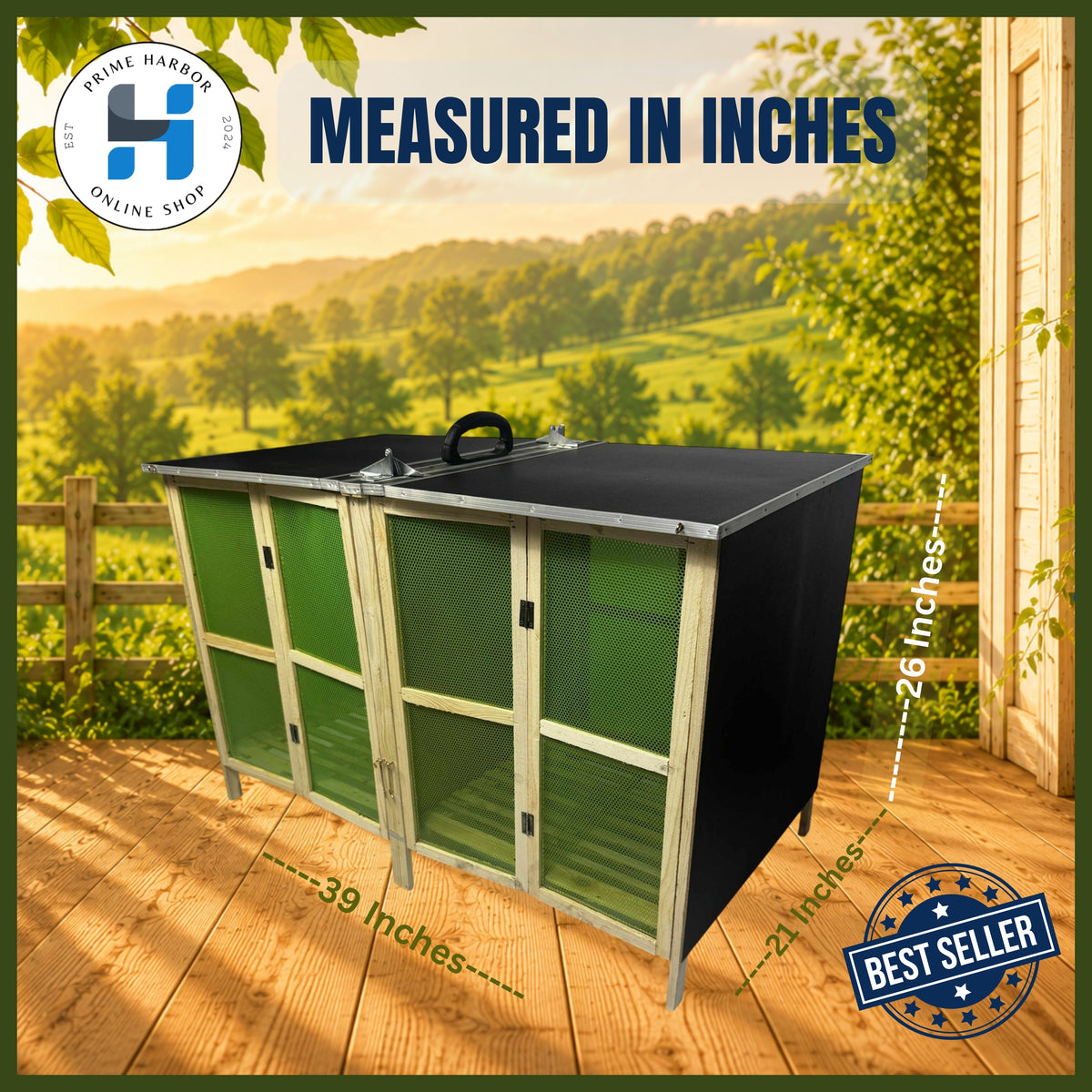 Wooden Folding Cage Plastic Screen / Heavy Duty / Random color / Derby box / Kulungan ng Manok/ Pen