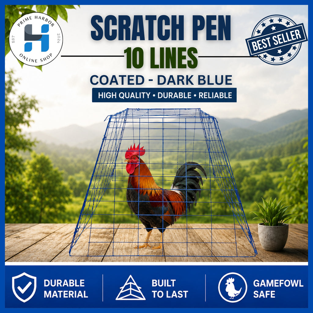 Scratch Pen 10 lines / Coated / Dark Blue / Kulungan ng manok / Chicken Pen