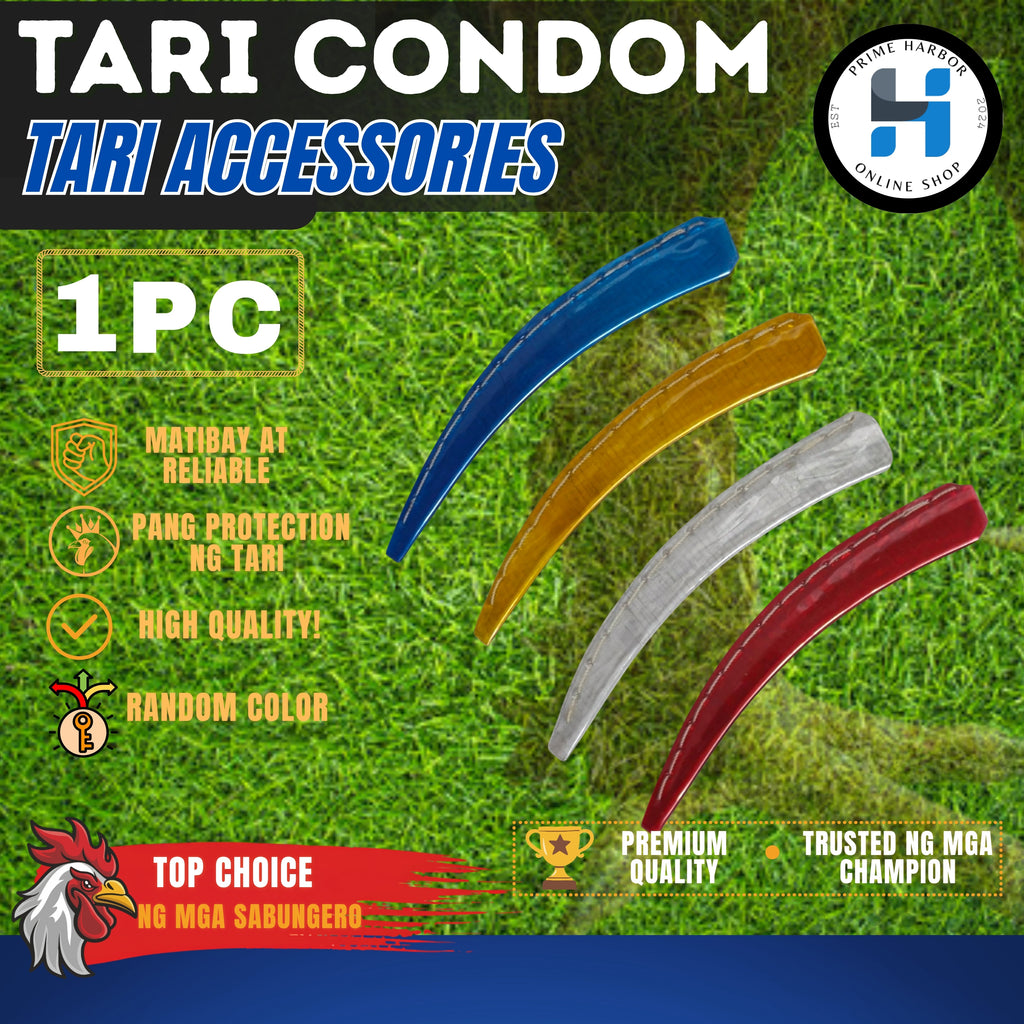 1 pc Tari Protector/Tari Condom/Tari Accessories/Gamefowl (Random Color)