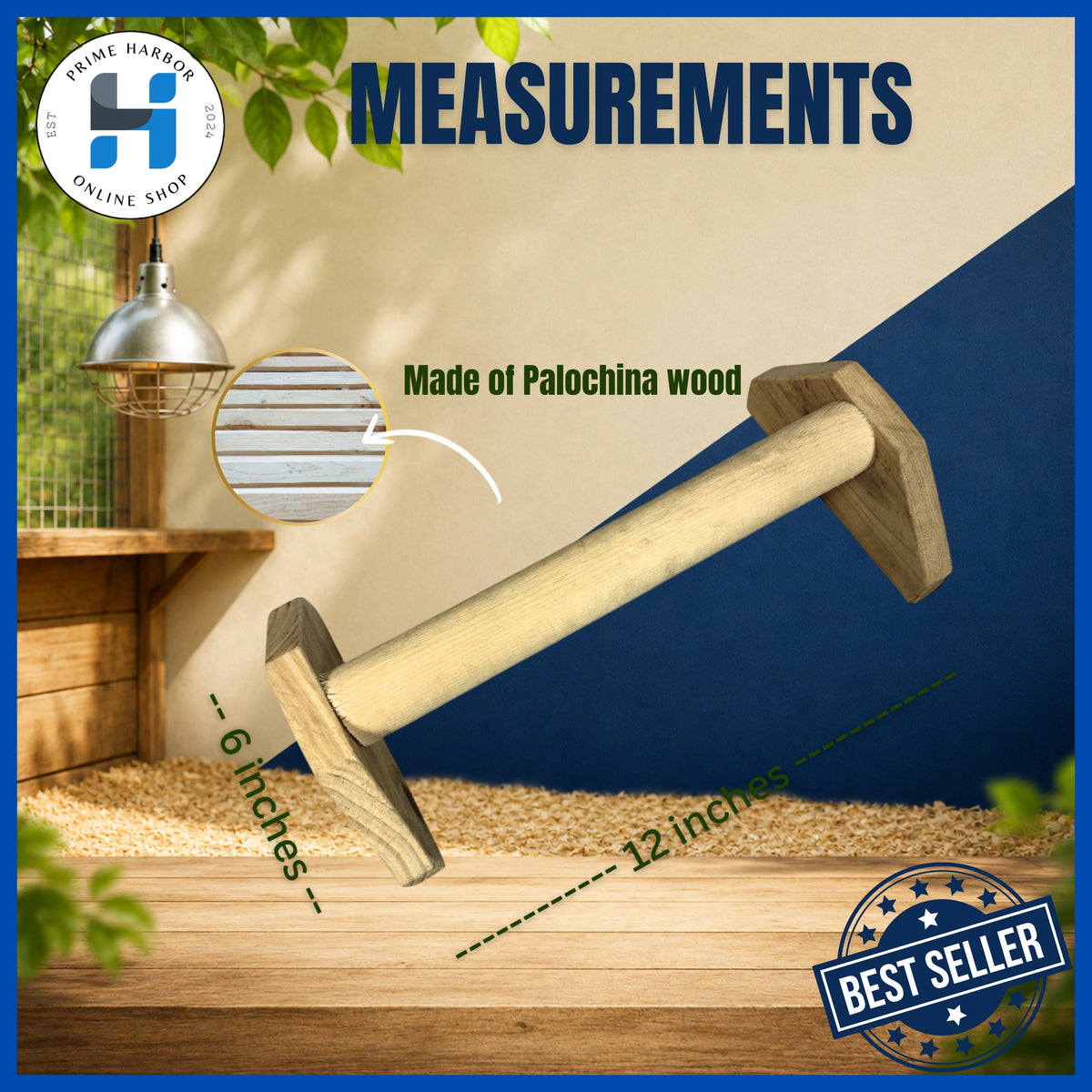 Premium Wooden Hapunan / Dapuan / Apakan ng Manok / Gamefowl / Palochina Wood / Training/ Pahingahan