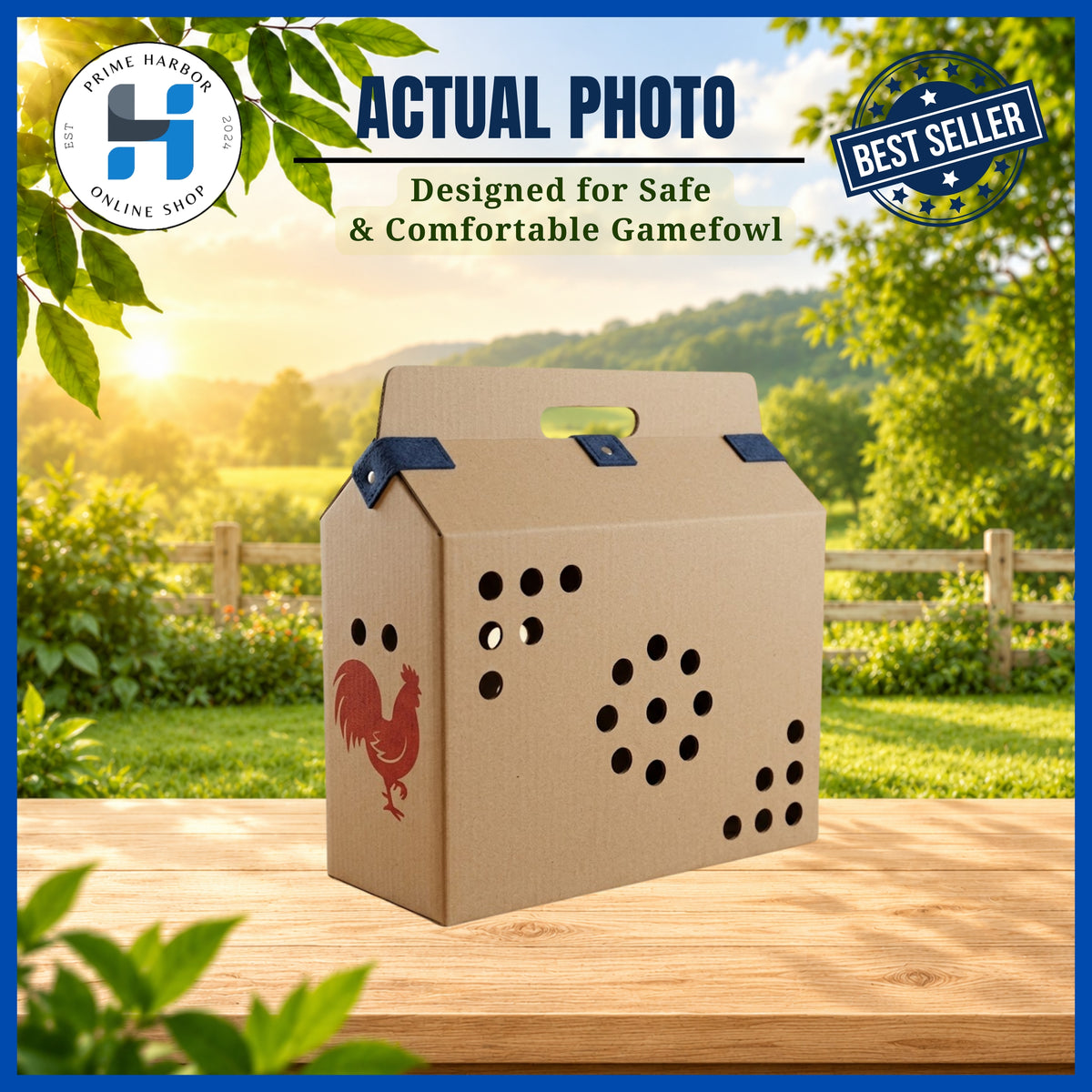 Derby Box Single Carton / High quality / Carrier box /travel box / Kulungan ng manok / Pigeon cage