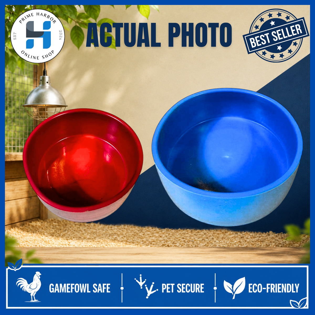 Rubber Pot Medium & Large Chicken, Bird, Pigeon, Cat, Dog, Hamster, Rabbit/Drinking/Feeding Cup/Bowl