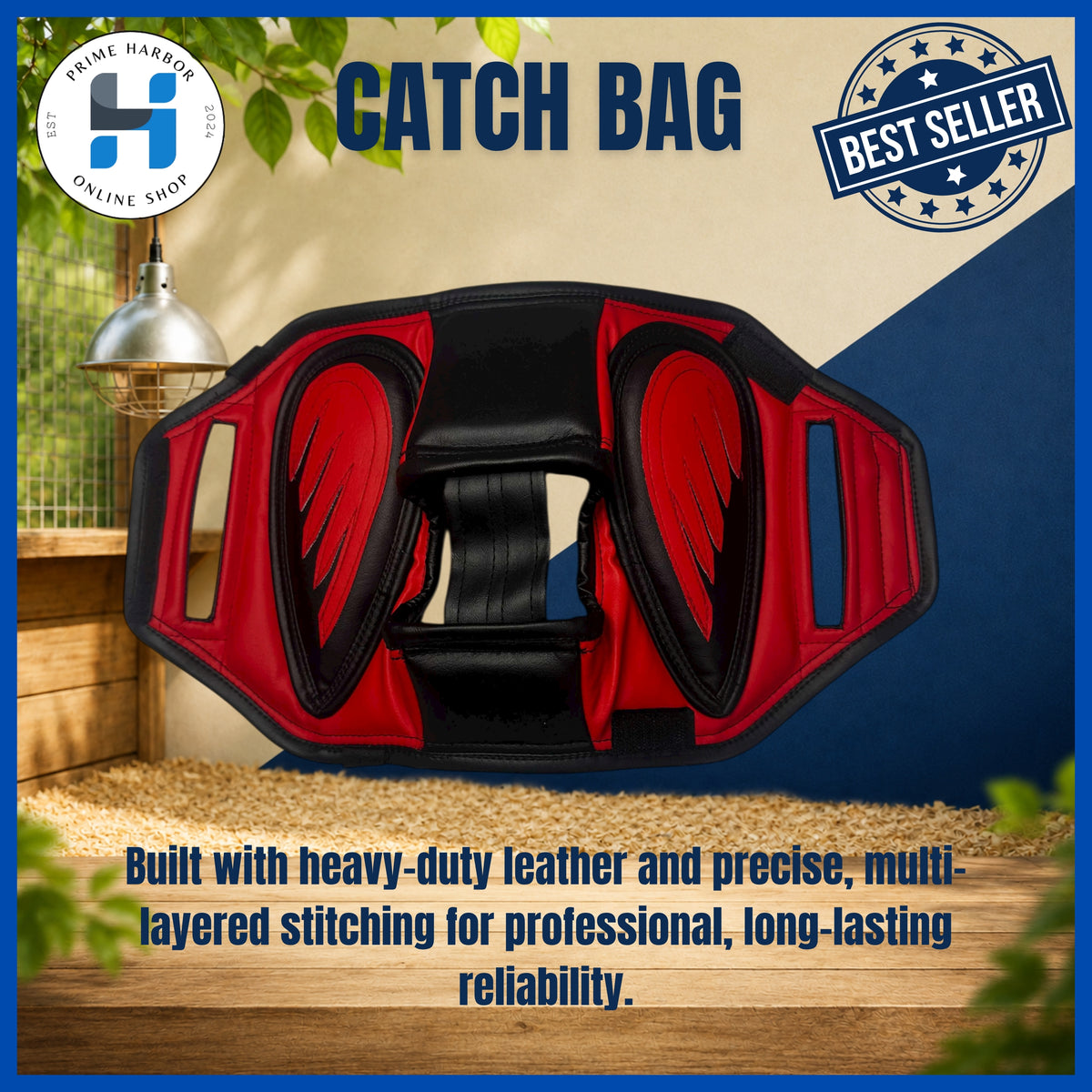 Catch Bag for Game Fowl / German Leather / Sabong ng manok / High Quality