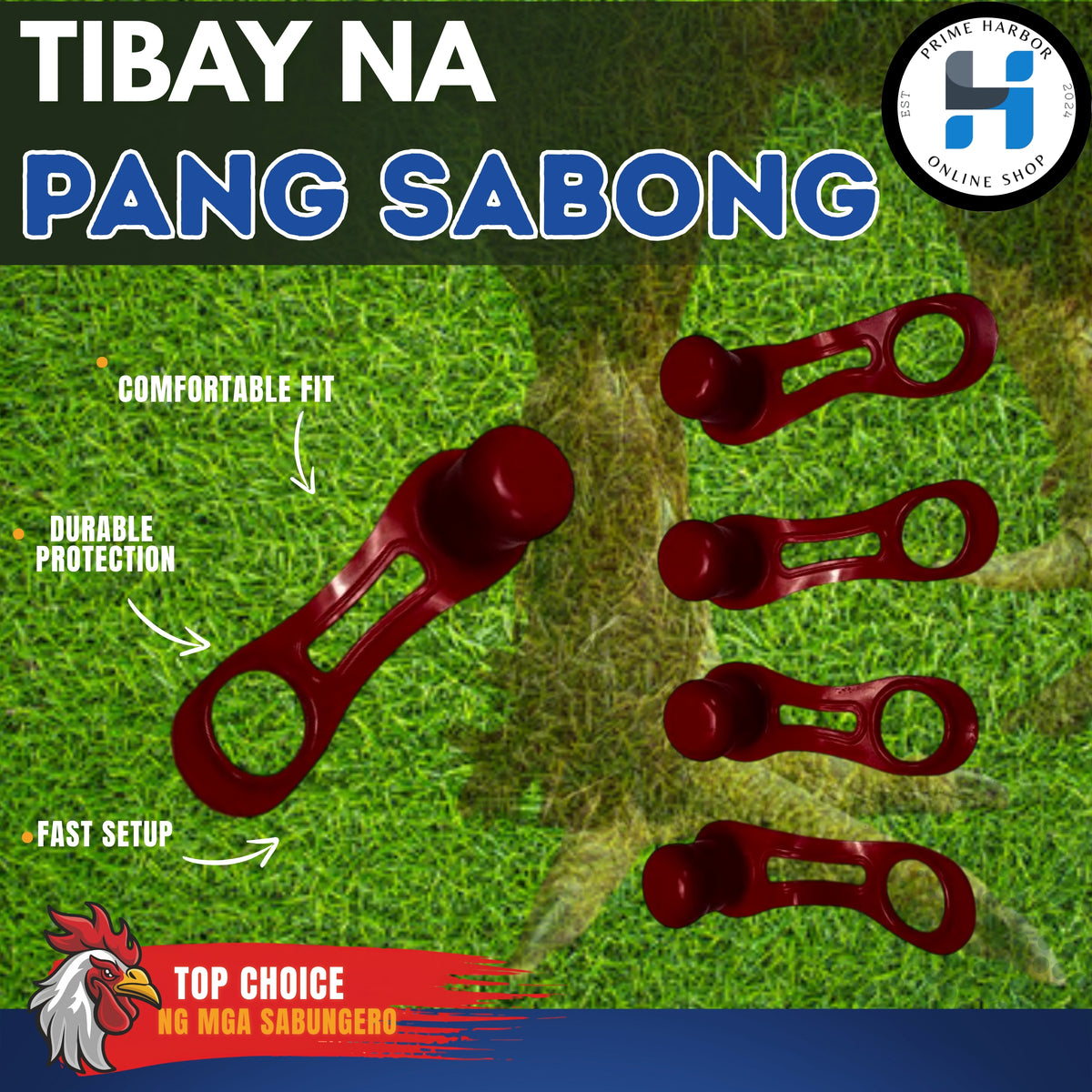 Rubber Gloves Silicone / Blue & Red / Fighting gloves /Chicken gloves/Cock Sparing /Sabong/Game fowl