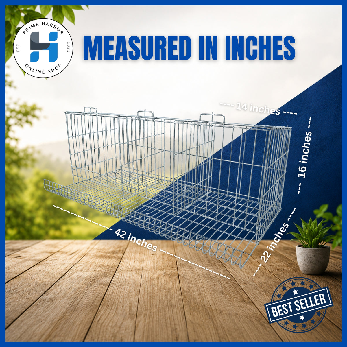 Battery Cage 3 Doors / Galvanized / RTL / Kulungan ng manok