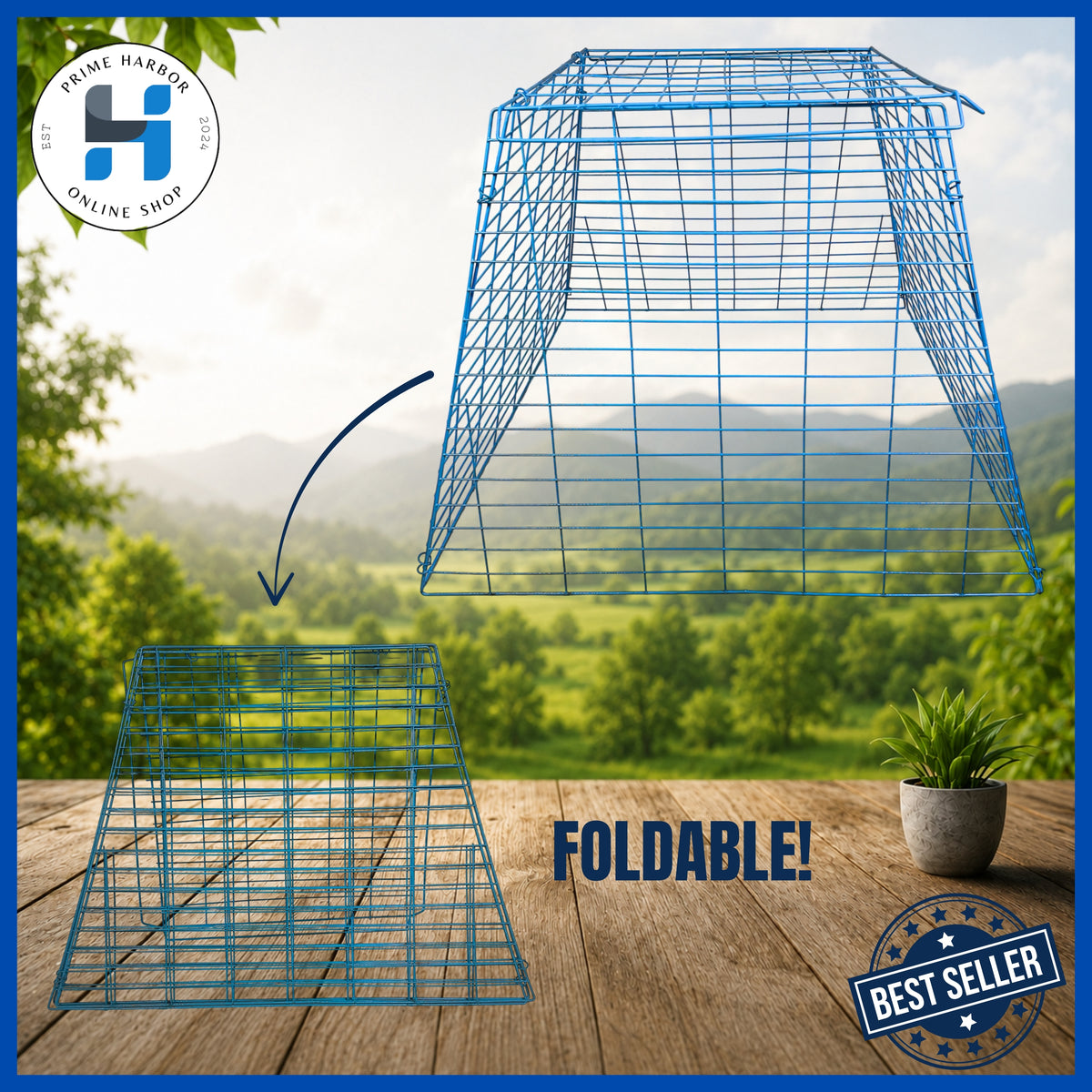 Scratch Pen 17 lines / Coated Light Blue / Gamefowl / Chicken Cage / Kulungan ng manok