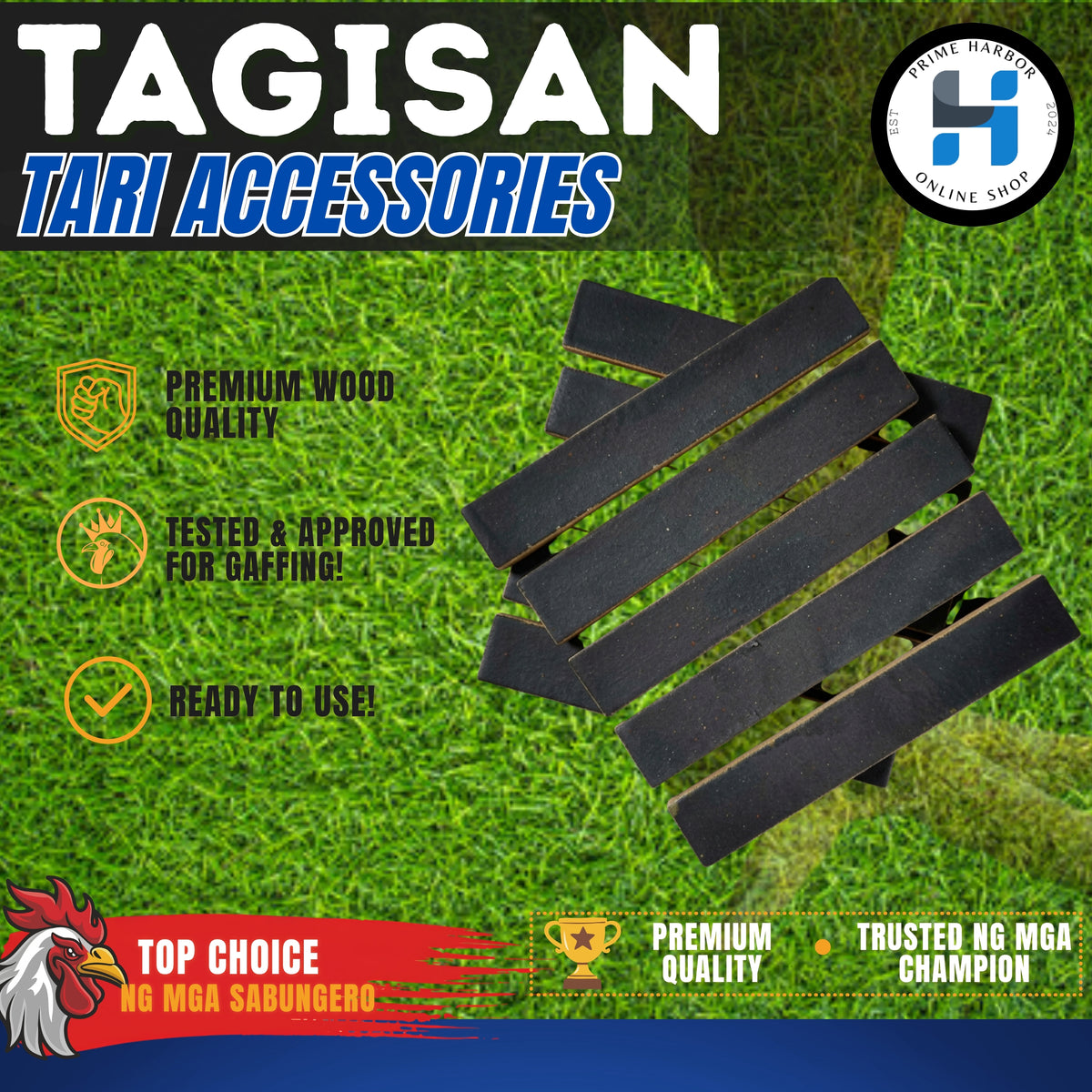 Tagisan/Tari Accessories/Gamefowl/Panabong/ Gaffing Accessories/ 1pc