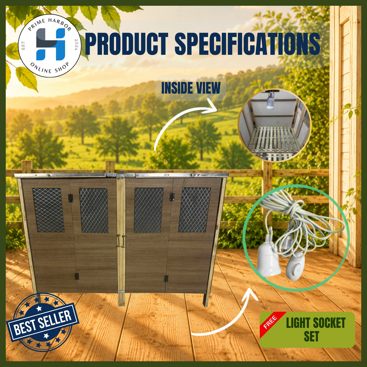 Brooder folding cage wooden / Breeding pen / Laminated wood/Durable/ Kulungan ng sisiw /Chicken cage