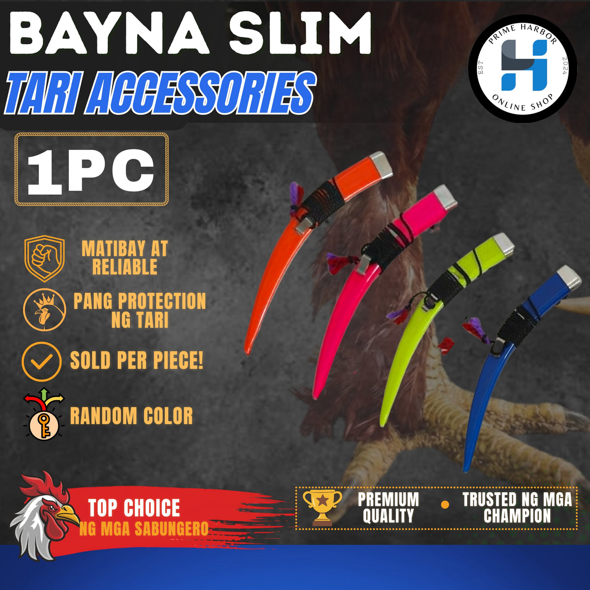 Bayna Slim/Tari Accessories/Panabong/Gamefowl/ 1pc