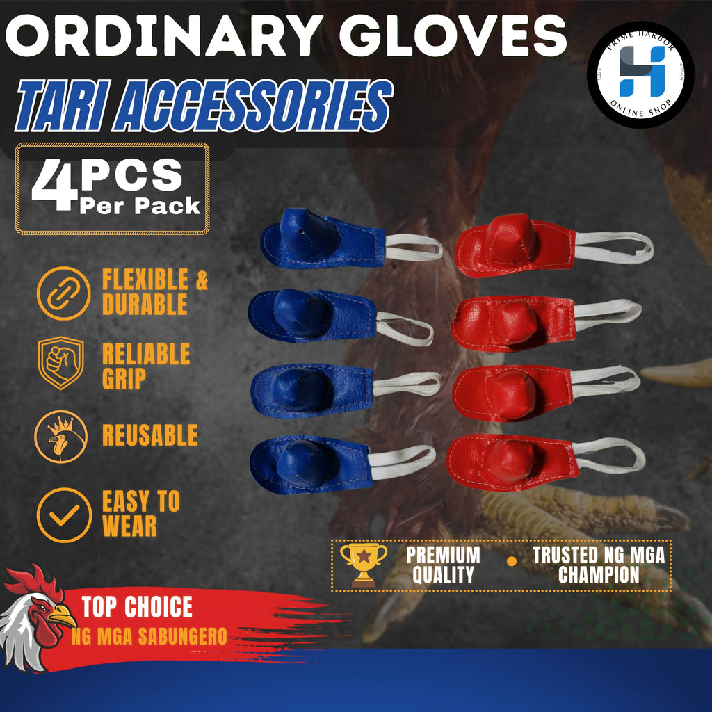 Ordinary Gloves/Tari Accessories/Gamefowl/Panabong/ 4pcs