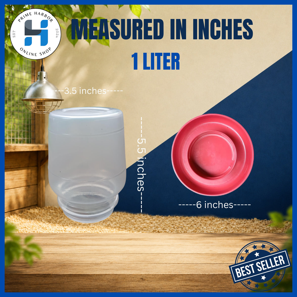 Chicken Waterer / Feeding waterer / Poultry Drinker / 1liter,2liter,4liter
