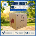Derby Box Double Carton /Carrier cage/travel box / Kulungan ng manok/ Collapsible / Pigeon box
