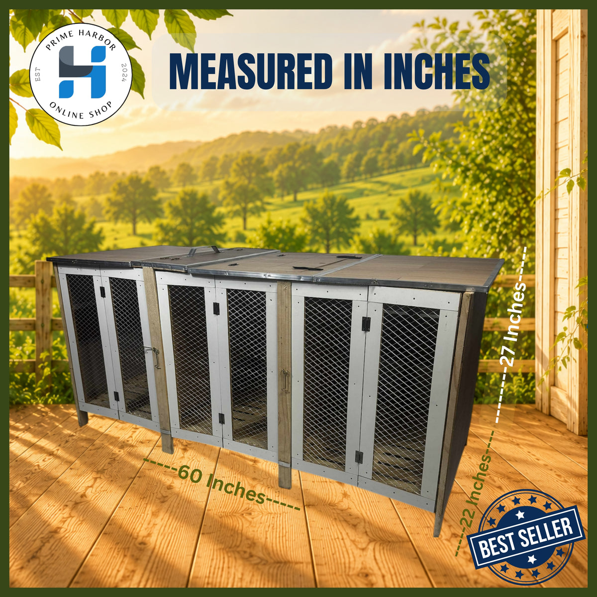 Wooden Folding Cage Triple Aluminum Screen / Heavy Duty / Derby box / Kulungan ng Manok