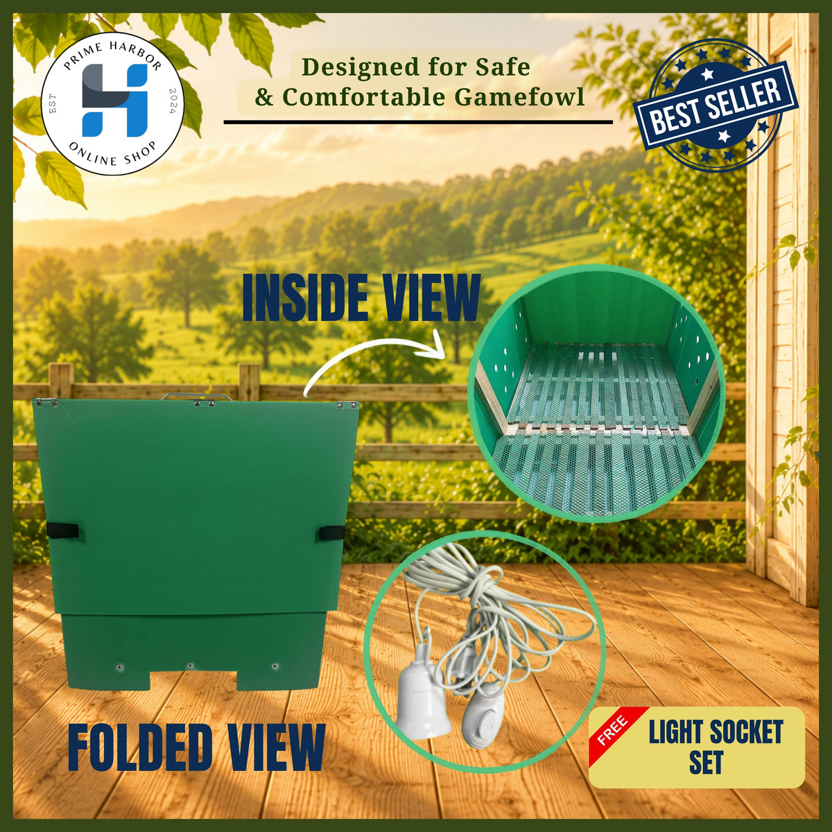 Plastic Folding Cage Brooder / Breeding pen / Durable/ Kulungan ng sisiw /Chicken cage
