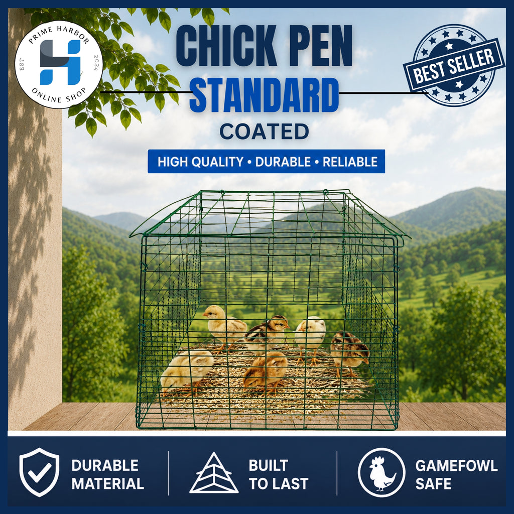 Chick Pen Standard / 29 lines / Coated Green / Kulungan ng sisiw / Chicken cage