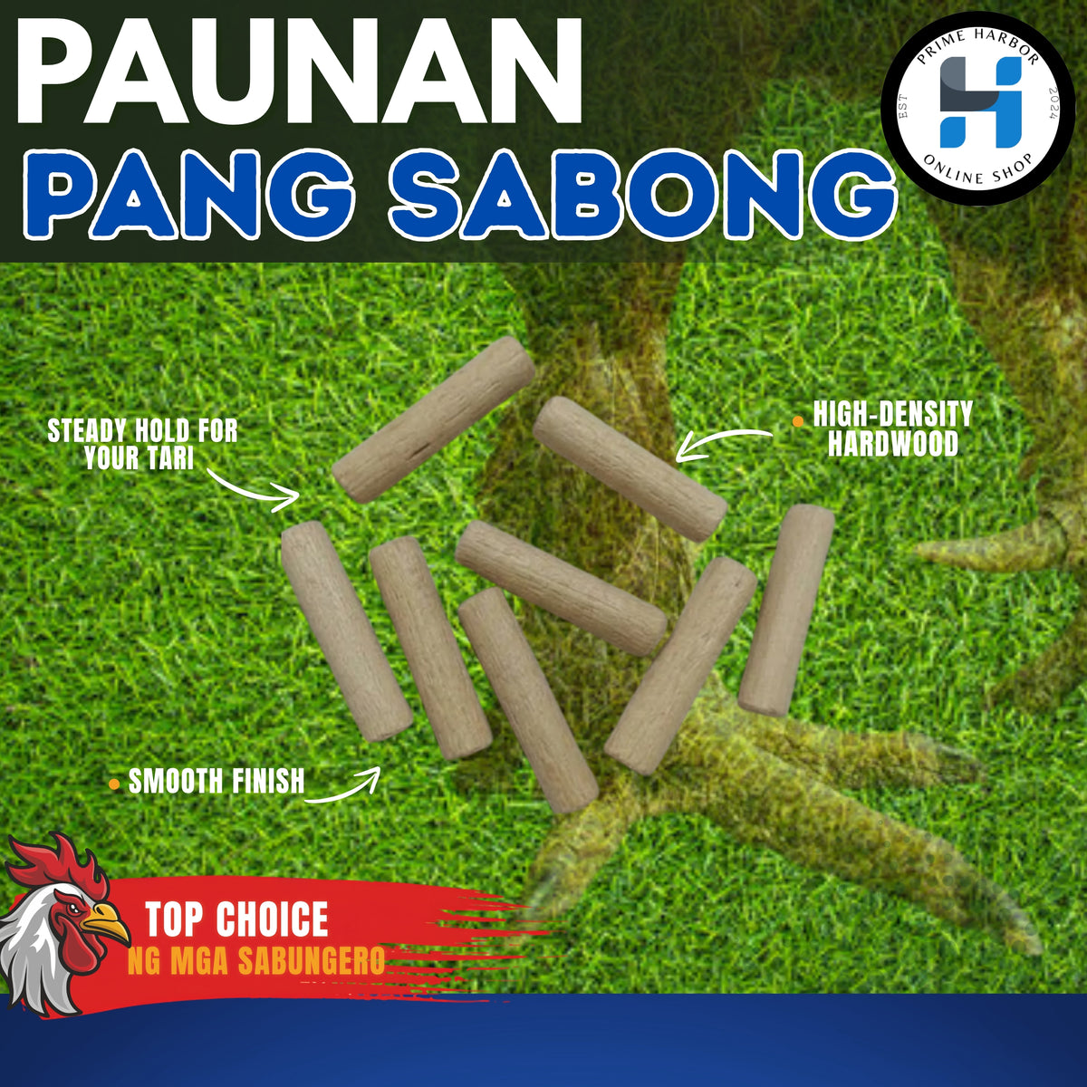 Paunan/Kalang/Gamefowl/Panabong/Gaffing Accessories/ 5 pcs per pack