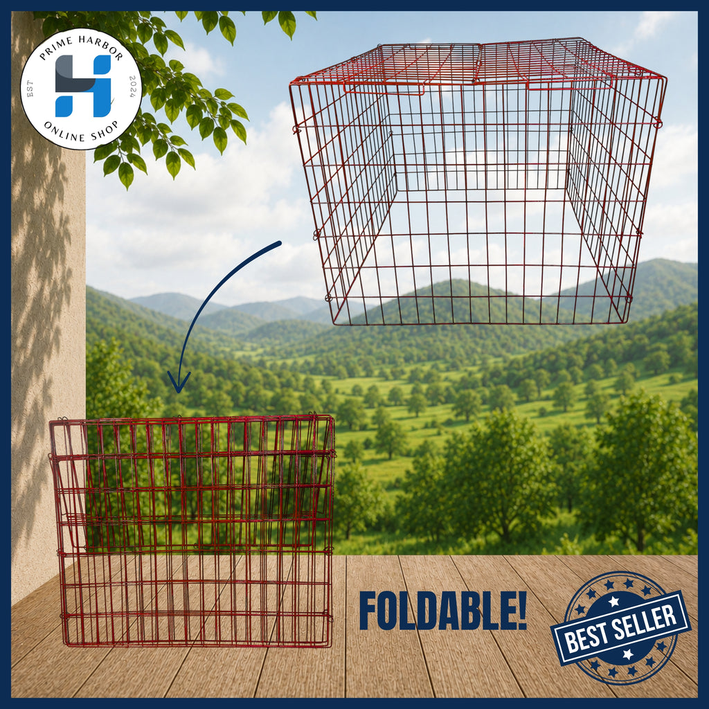 Heavy-duty Square Pen 3x3x30 / Coated Red /  Cock Cage / Chicken Cage / Gamefowl / Kulungan ng manok