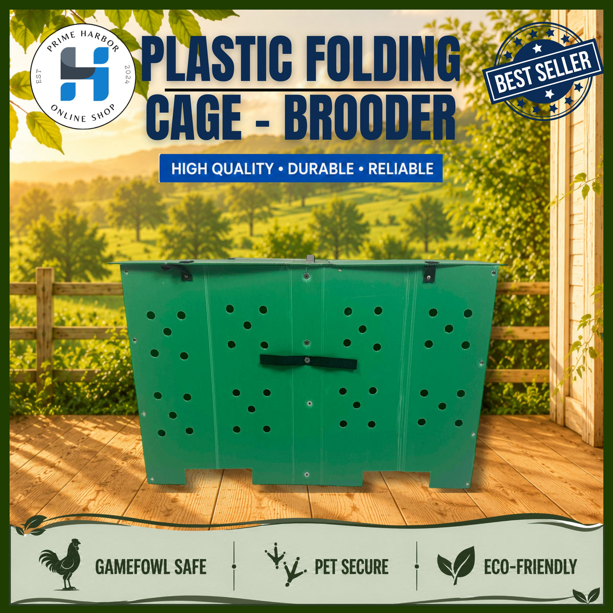 Plastic Folding Cage Brooder / Breeding pen / Durable/ Kulungan ng sisiw /Chicken cage