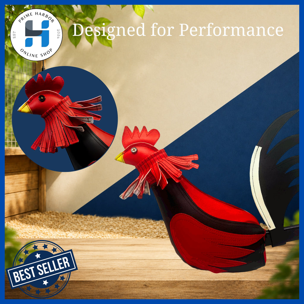 Premium Dummy Training Cock / German Leather /Catch bag / Feather Cock /Rooster/ Sabong ng manok
