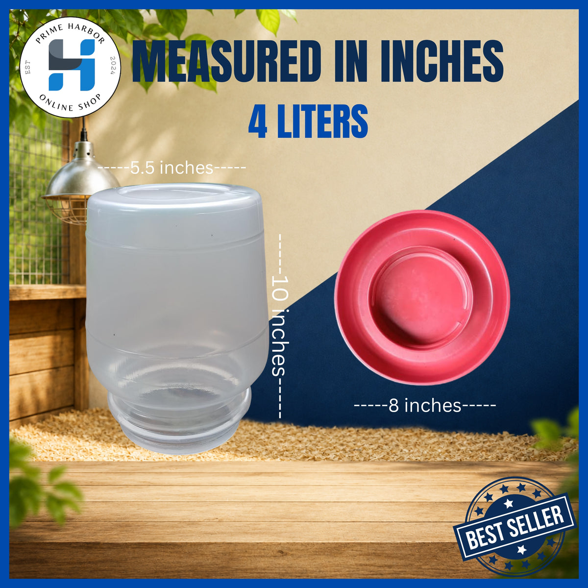 Chicken Waterer / Feeding waterer / Poultry Drinker / 1liter,2liter,4liter